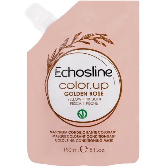 Echosline, Estyling Color Up maska koloryzująca Golden Rose 150ml nawilża, odżywia, wzmacnia kolor włosów, regeneruje Echosline Estyling