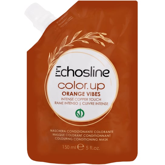 Echosline, Estyling Color Up maska koloryzująca Orange 150ml nawilża, odżywia, wzmacnia kolor włosów, regeneruje Echosline Estyling