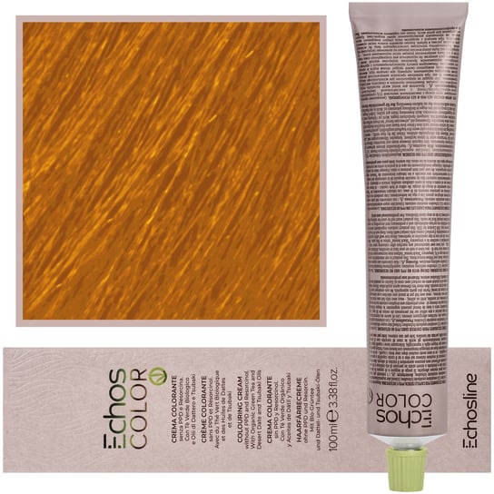 Echosline, Estyling Echos Color, kremowa, trwała farba do włosów z woskiem pszczelim 100ml DORATO Złoty Echosline Estyling