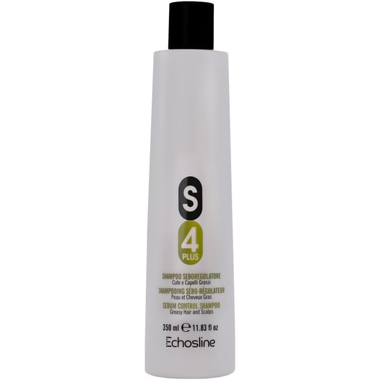 Echosline, S4 Plus Sebum Control, Szampon do włosów przetłuszczających się, regulujący wydzielanie sebum, 350 ml Echosline