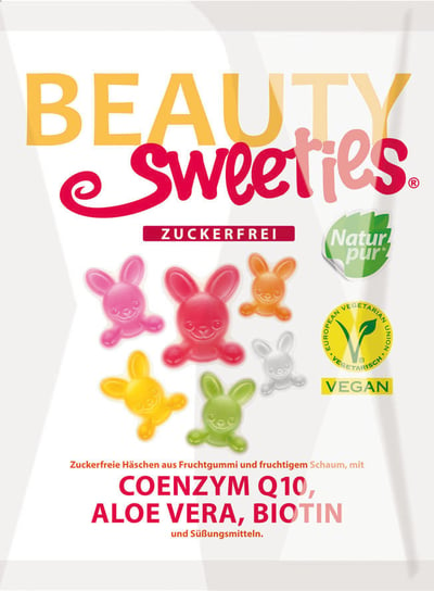 Eco Consulting, Żelki wegańskie bez cukru Beauty Sweeties, Króliczki, 125g Eco Consulting