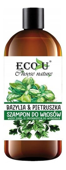 Eco-U, szampon do włosów bazylia & pietruszka, 500 ml Eco-U
