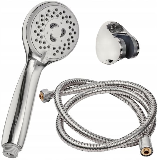 Eco Zestaw Prysznicowy Słuchawka 4-Funkcyjna + Wąż Uchwyt Oszczędź 62% Wody Inna marka