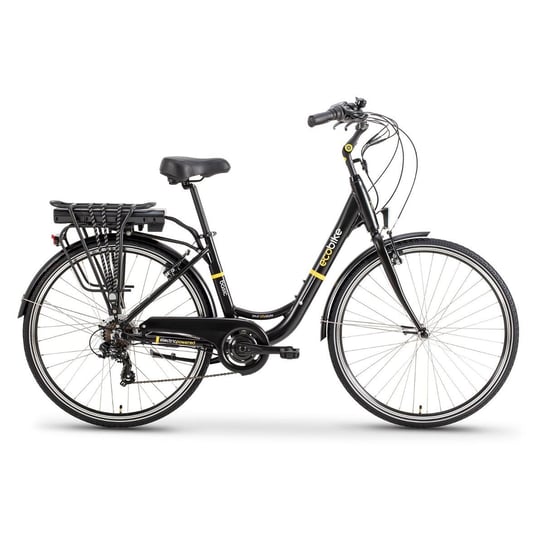 Ecobike, Rower elektryczny, Basic, czarny, 7.8Ah Ecobike