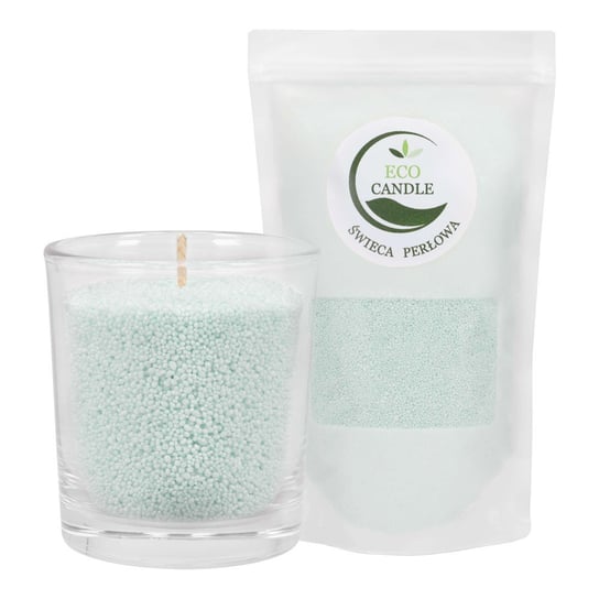 EcoCandle Świeca Perłowa zieleń pistacjowa 1kg SoyWax.pl