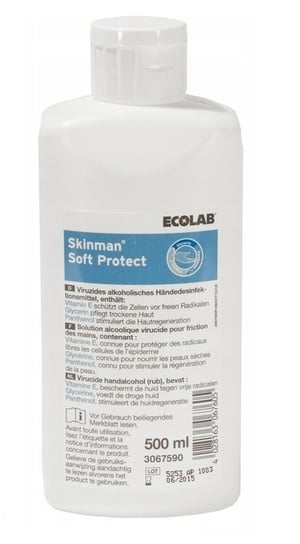 Ecolab, Skinman Soft Protect, Dezynfekcja rąk, 500 ml Ecolab