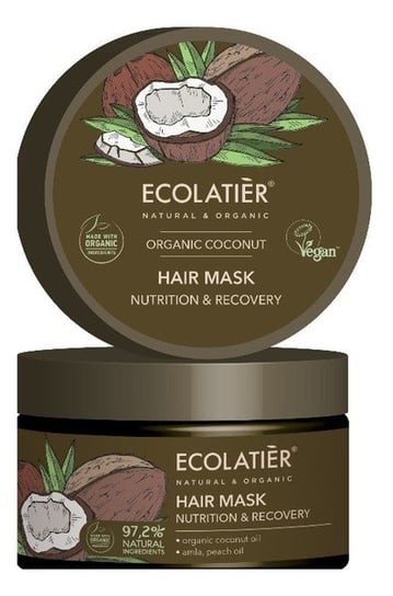 Ecolatier Coconut Maska do włosów Odżywianie i Odnowa 250 ml Ecolatier