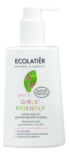 Ecolatier, krem-mydło do higieny intymnej dla dzieci Girls' Friendly, 250 ml Ecolatier