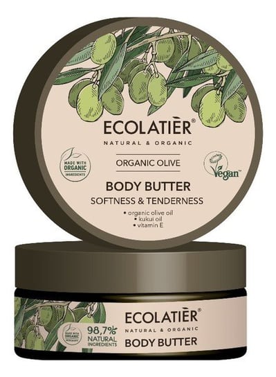 Ecolatier, Olive, masło do ciała miękkość i delikatność, 150 ml Ecolatier