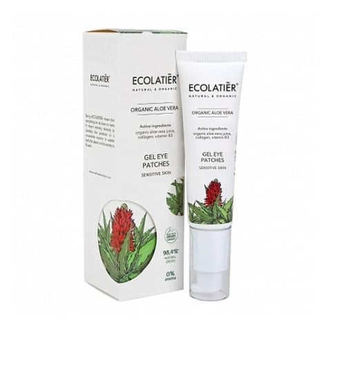 Ecolatier, Żelowe Płatki Pod Oczy, Organiczny Aloes, 30ml Ecolatier