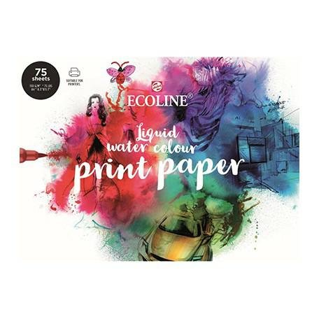 Ecoline Print Paper A4 75 Ark Talens 150G Talens