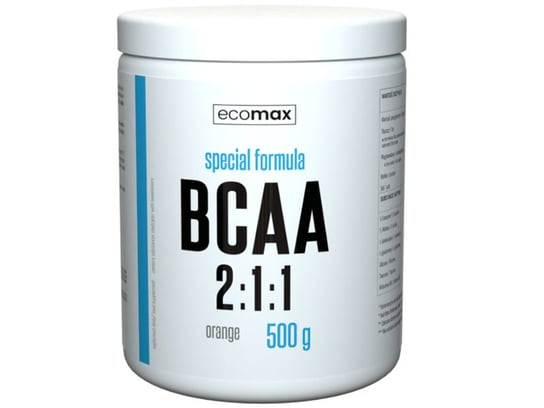Ecomax, Suplement aminokwasowy, BCAA,  500 g Ecomax