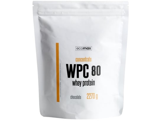 Ecomax, WPC 80 Whey Protein, truskawka, 2270 g Ecomax