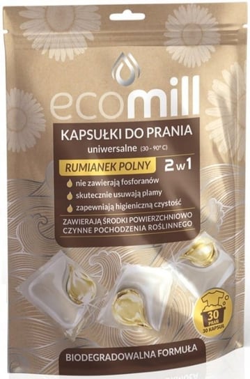 Ecomill Kapsułki do prania Rumianek polny 30szt ECOMIL