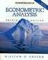 ECONOMETRIC ANALYSIS Greene William H.