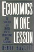 Economics In One Lesson Hazlitt Henry