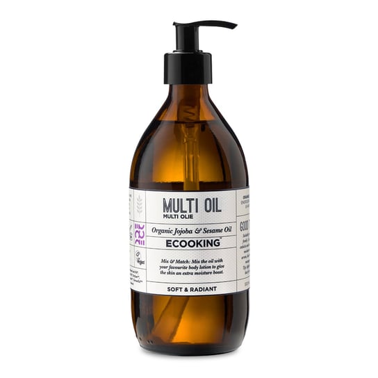 Ecooking Multi Oil Multi Oil - organiczny olej do ciała, twarzy i włosów o zapachu pomarańczy i lawendy 500ml Ecooking