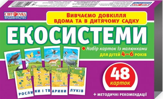 Ecosystyemy wersja ukraińska Br gra planszowa Ranok-Creative Ranok-Creative