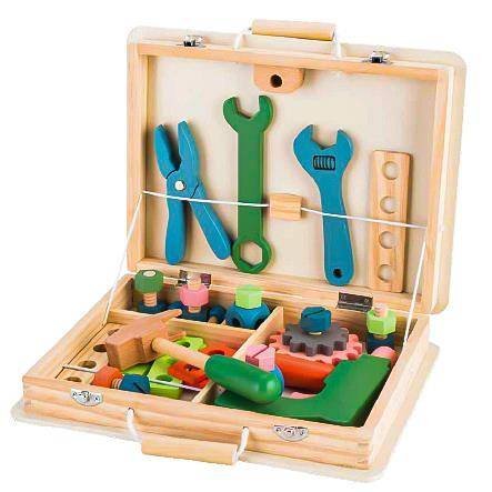 Ecotoys, zabawka edukacyjna Srzynka z narzędziami Ecotoys