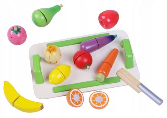 Ecotoys, zabawka edukacyjna Zestaw warzyw i owoców Ecotoys