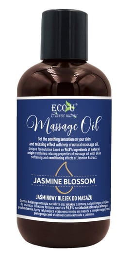 Ecou, Jaśminowy olejek do masażu, 200 ml Ecou