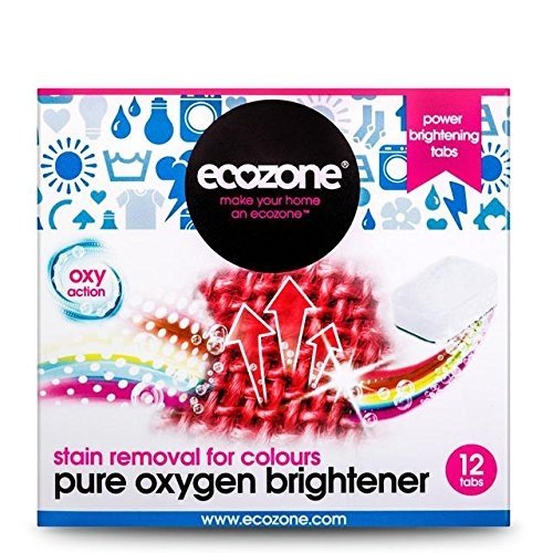 Ecozone, Pure oxygen, Odplamiacz do białego, 12 tabletek Ecozone