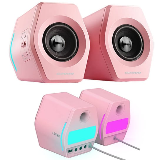 Edifier Hecate G2000 Pink Zestaw Stereo Bluetooth RGB Różowy Edifier
