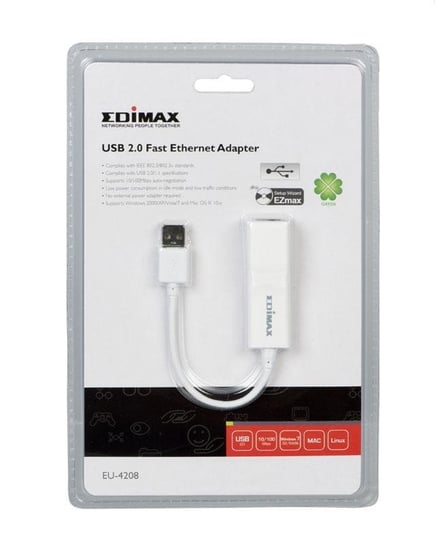 Edimax EU-4208 USB 2.0 / Fast Ethernet 10/100 karta sieciowa Edimax