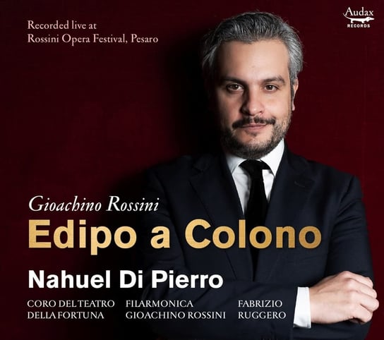 Edipo a Colono Filarmonica Gioachino Rossini, Ruggero Fabrizio, Di Pierro Nahuel, Coro del Teatro della Fortuna
