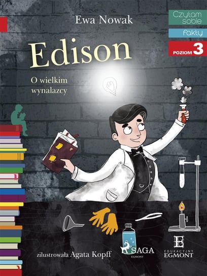 Edison - O wielkim wynalazcy - ebook mobi Nowak Ewa