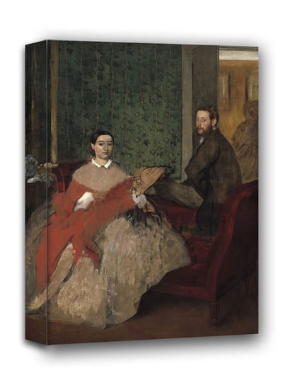 Edmondo and Thérèse Morbilli, Edgar Degas - obraz na płótnie 20x30 cm Galeria Plakatu