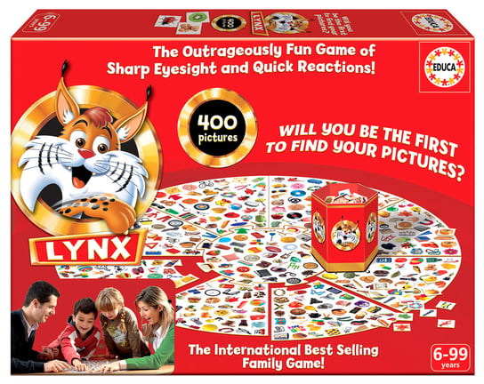 Educa, gra planszowa Lynx 400 - Ryś The Puppet Company