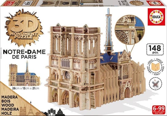 Educa, puzzle 3D, Norte-Dame De Paris Educa