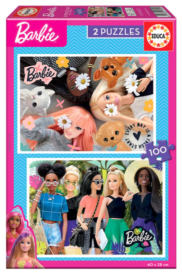 Educa, puzzle, Barbie, 2x100 el. Educa