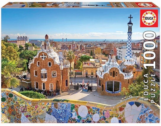 Educa, puzzle, Barcelona widok z parku Guell, 1000 el. Educa