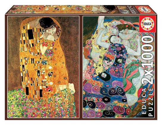 Educa, puzzle, Beso La Virgen-G.Klimt, 2x1000 el. Educa