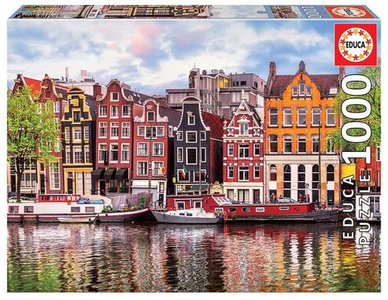 Educa, puzzle, Dancing Hauses Amsterdam, 1000 el. Educa