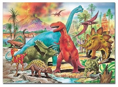 Educa, puzzle, Dinozaury, 100 el. Educa
