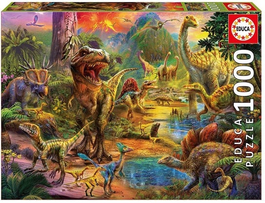 Educa, puzzle, Dinozaury, 1000 el. Educa