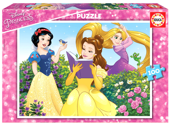 Educa, puzzle, Disney, Księżniczki z bajek Disneya, 100 el. - Educa ...