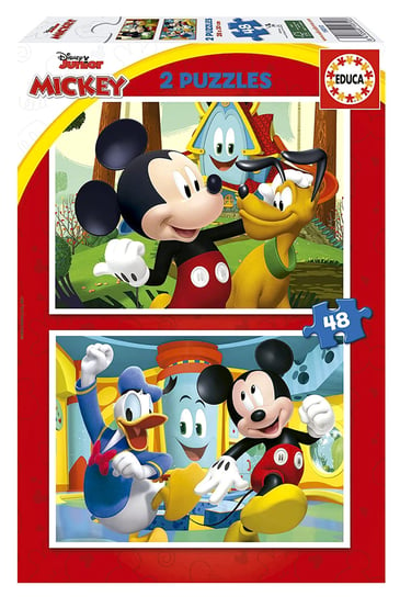 Educa, puzzle, Disney, Myszka Miki, 2x48 el. Educa