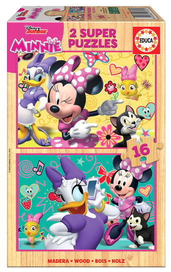 Educa, puzzle, Disney, Myszka Minnie & Daisy, 2x16 el. Educa