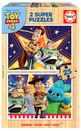 Educa, puzzle, Disney, Toy Story 4, 2x25 el. Educa