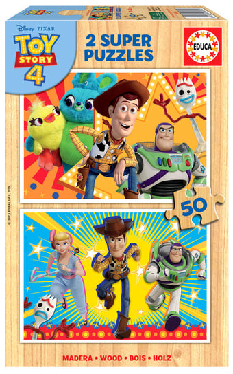 Educa, puzzle, Disney, Toy Story 4, 2x50 el. Educa
