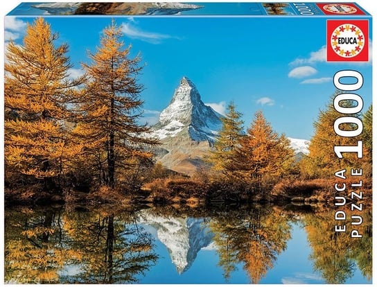 Educa, puzzle, Góra Matterhorn jesienią, 1000 el. Educa