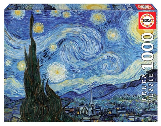 Educa, puzzle, Gwiaździsta noc, Vincent van Gogh, 1000 el. Educa