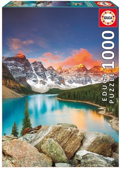 Educa, puzzle, Jezioro Moraine Kanada, 1000 el. Educa