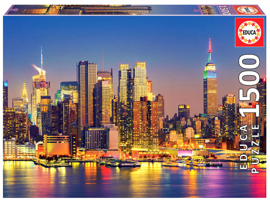 Educa, puzzle, Manhattan nocą / Nowy Jork, 1500 el. Educa