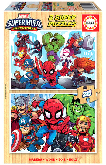 Educa, puzzle, Marvel Super Hero Ad., 2x25 el. Educa