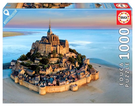 Educa, puzzle, Mont Saint-Michel, Francja, 1000 el. Educa